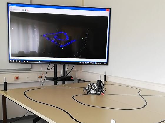 RealSense D435 Depth camera von Intel zur 3D-Bildverarbeitung in einem Roboter